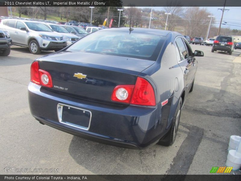 Imperial Blue Metallic / Ebony 2011 Chevrolet Malibu LT