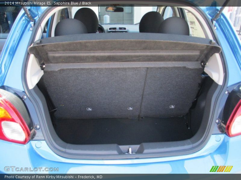 Sapphire Blue / Black 2014 Mitsubishi Mirage ES