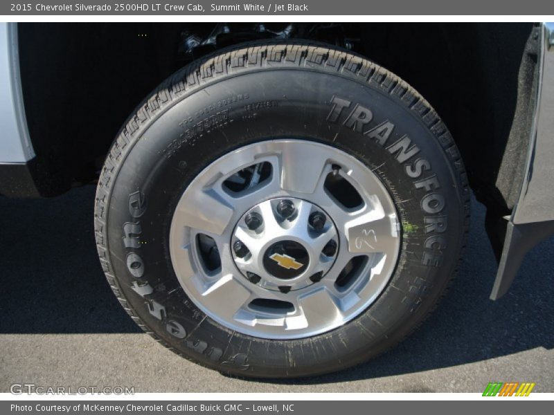 Summit White / Jet Black 2015 Chevrolet Silverado 2500HD LT Crew Cab
