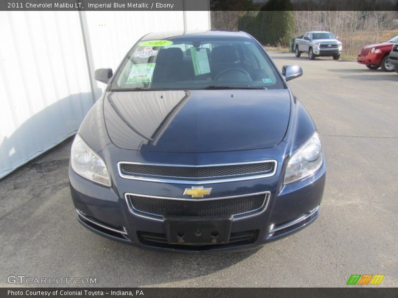 Imperial Blue Metallic / Ebony 2011 Chevrolet Malibu LT