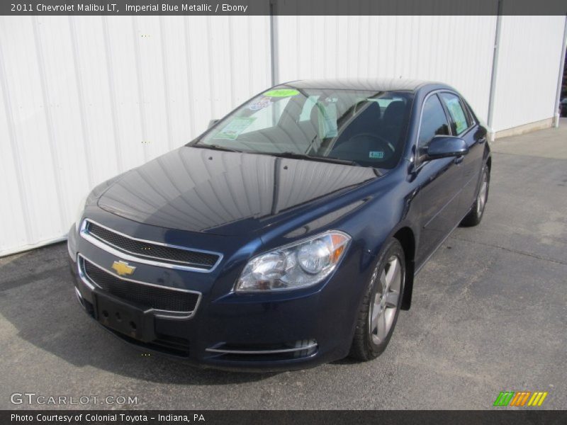 Imperial Blue Metallic / Ebony 2011 Chevrolet Malibu LT