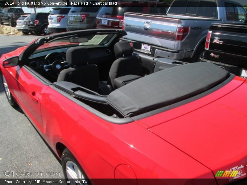 Race Red / Charcoal Black 2014 Ford Mustang V6 Convertible