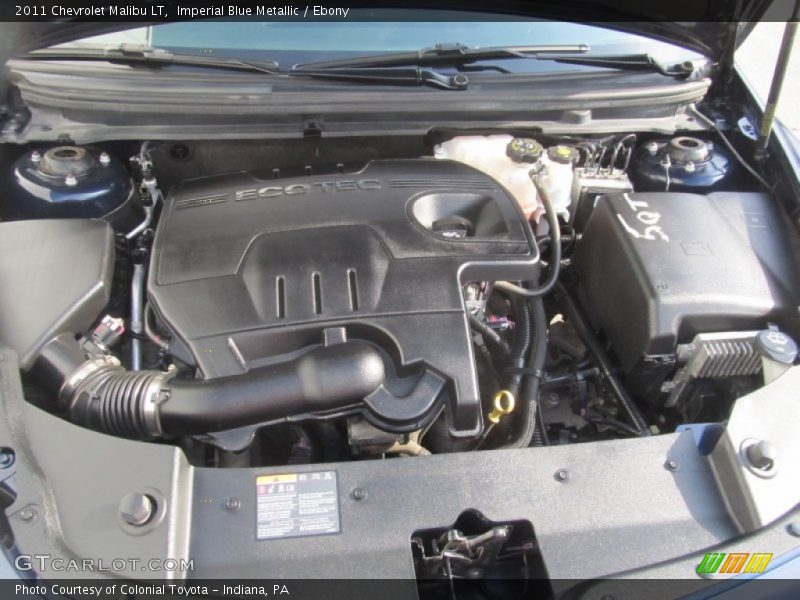 Imperial Blue Metallic / Ebony 2011 Chevrolet Malibu LT