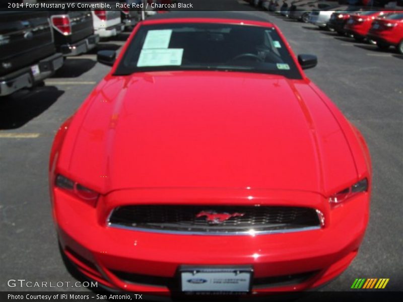 Race Red / Charcoal Black 2014 Ford Mustang V6 Convertible