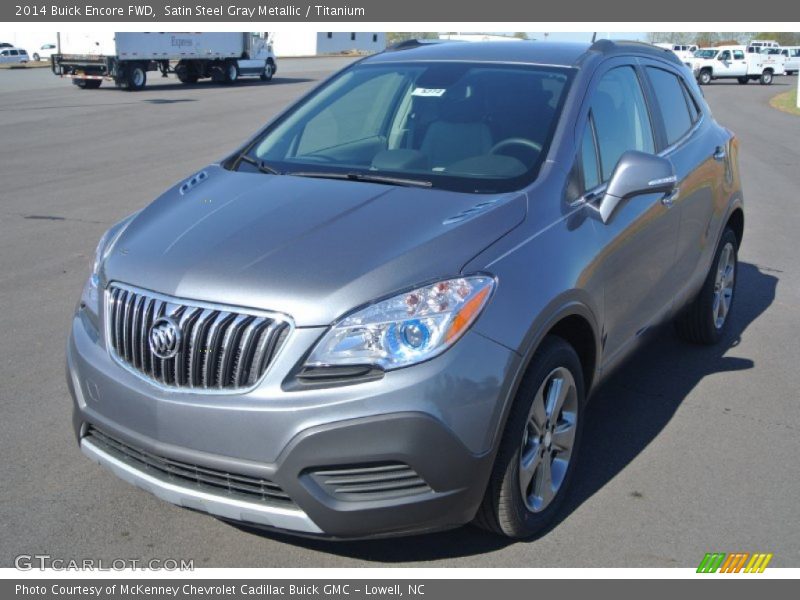 Satin Steel Gray Metallic / Titanium 2014 Buick Encore FWD