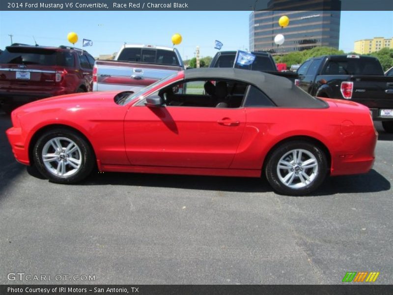 Race Red / Charcoal Black 2014 Ford Mustang V6 Convertible