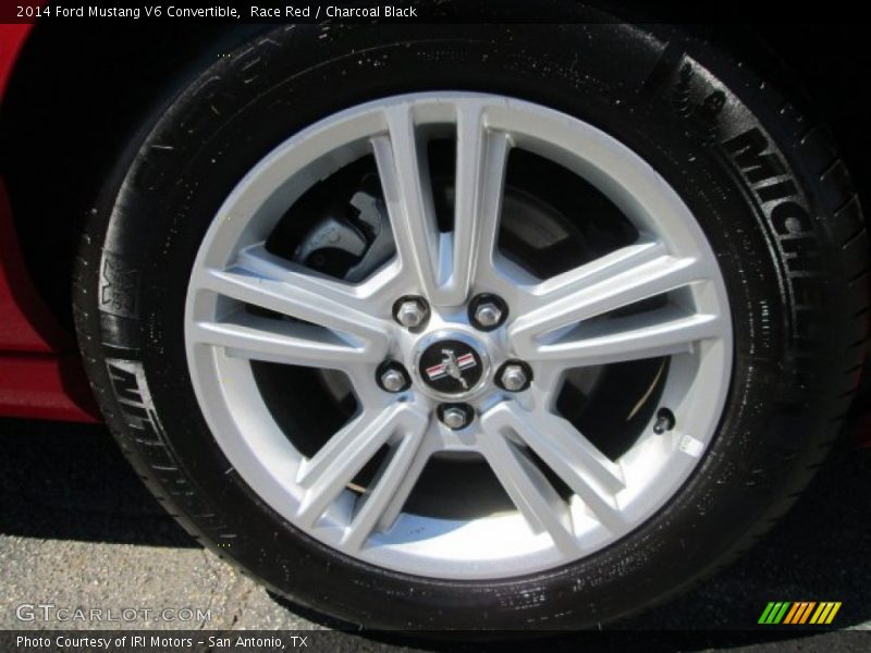 Race Red / Charcoal Black 2014 Ford Mustang V6 Convertible