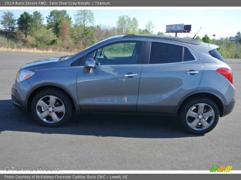 Satin Steel Gray Metallic / Titanium 2014 Buick Encore FWD
