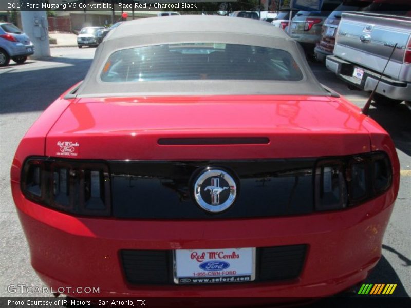 Race Red / Charcoal Black 2014 Ford Mustang V6 Convertible