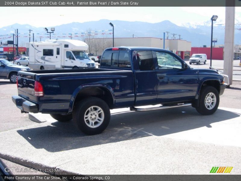 Patriot Blue Pearl / Dark Slate Gray 2004 Dodge Dakota SXT Club Cab 4x4