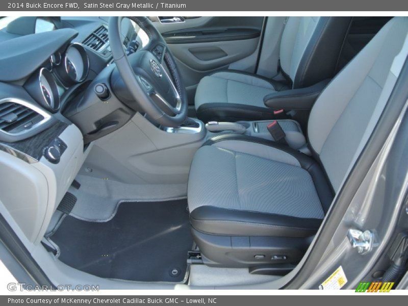 Satin Steel Gray Metallic / Titanium 2014 Buick Encore FWD