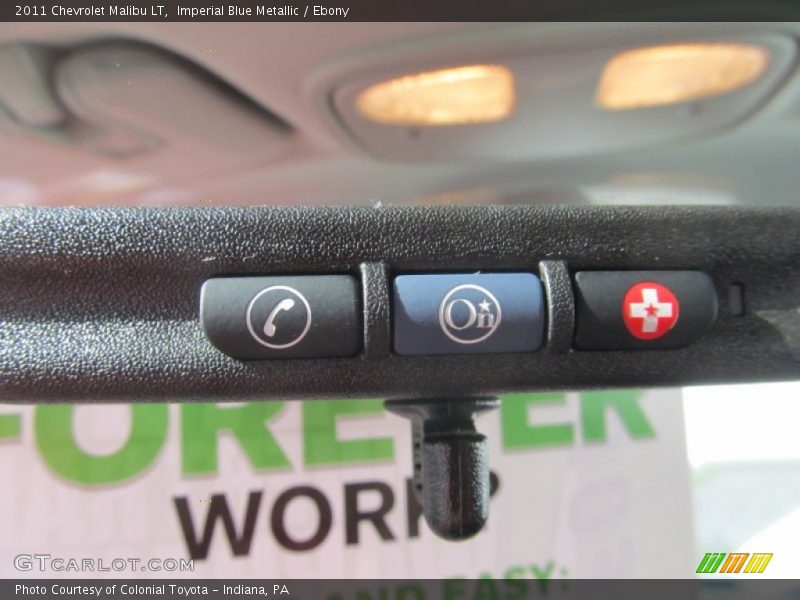 Imperial Blue Metallic / Ebony 2011 Chevrolet Malibu LT