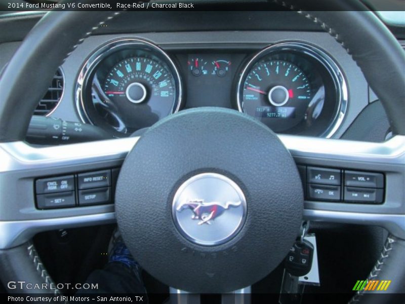 Race Red / Charcoal Black 2014 Ford Mustang V6 Convertible