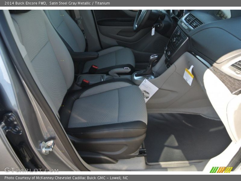 Satin Steel Gray Metallic / Titanium 2014 Buick Encore FWD