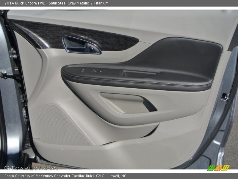 Satin Steel Gray Metallic / Titanium 2014 Buick Encore FWD