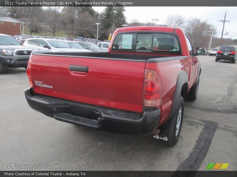 Barcelona Red Metallic / Graphite 2012 Toyota Tacoma Regular Cab 4x4