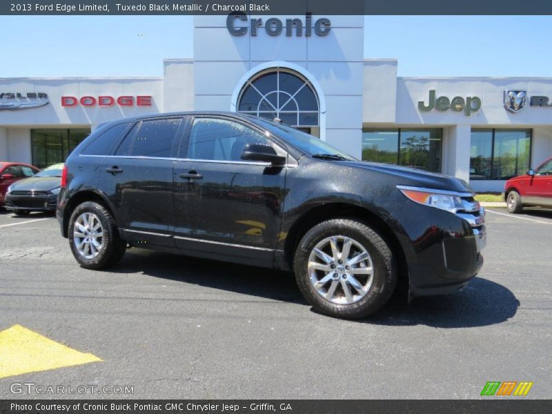 Tuxedo Black Metallic / Charcoal Black 2013 Ford Edge Limited