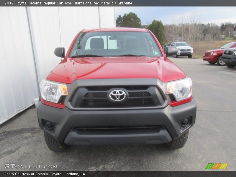 Barcelona Red Metallic / Graphite 2012 Toyota Tacoma Regular Cab 4x4