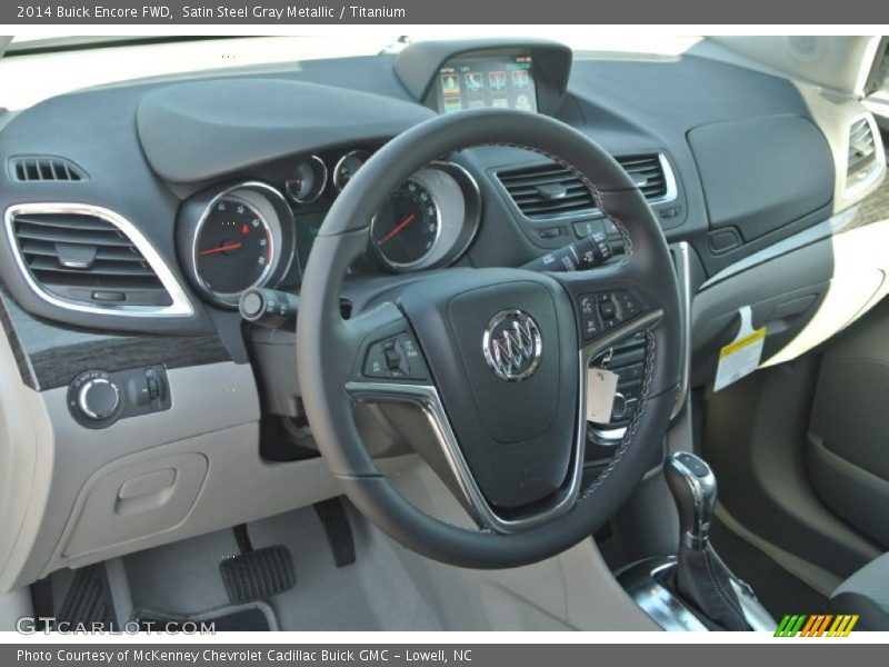 Satin Steel Gray Metallic / Titanium 2014 Buick Encore FWD