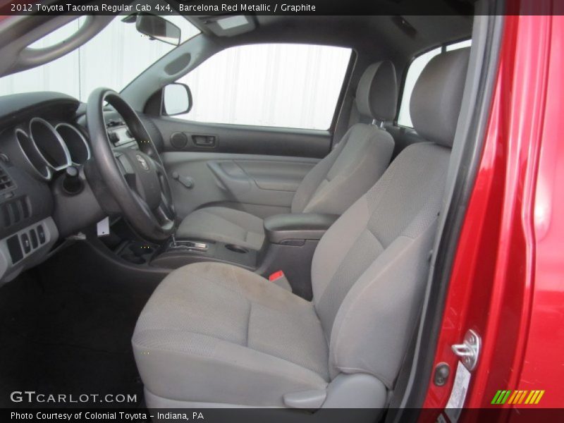 Barcelona Red Metallic / Graphite 2012 Toyota Tacoma Regular Cab 4x4