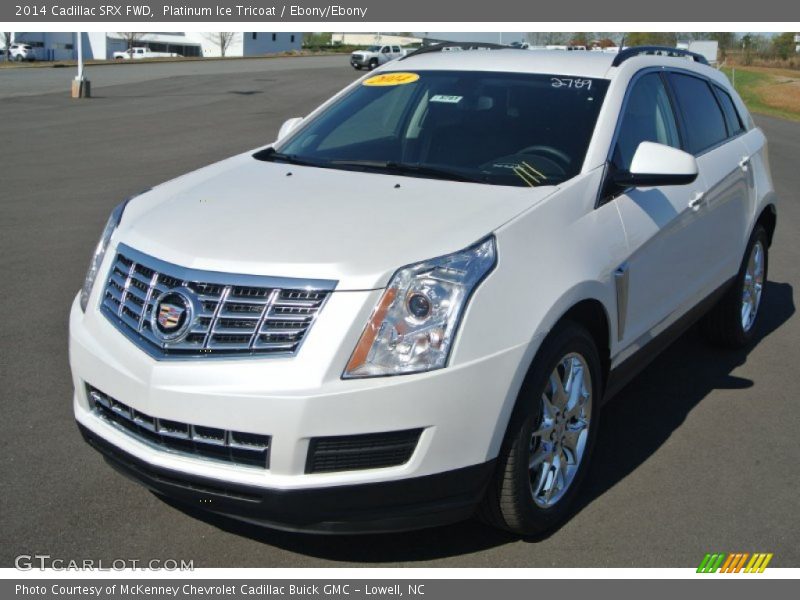 Platinum Ice Tricoat / Ebony/Ebony 2014 Cadillac SRX FWD