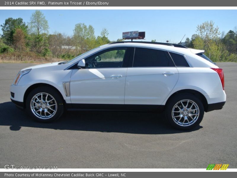 Platinum Ice Tricoat / Ebony/Ebony 2014 Cadillac SRX FWD