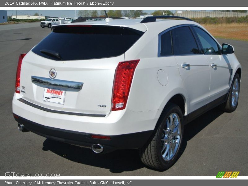 Platinum Ice Tricoat / Ebony/Ebony 2014 Cadillac SRX FWD