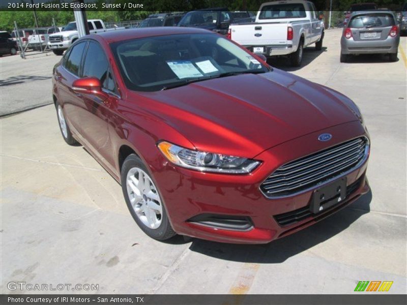 Sunset / Dune 2014 Ford Fusion SE EcoBoost