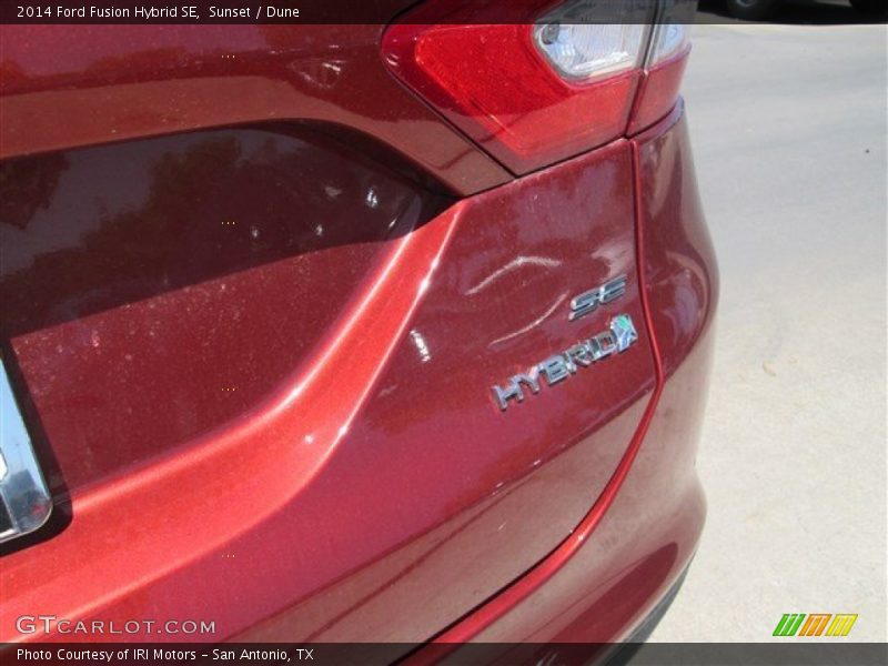 Sunset / Dune 2014 Ford Fusion Hybrid SE