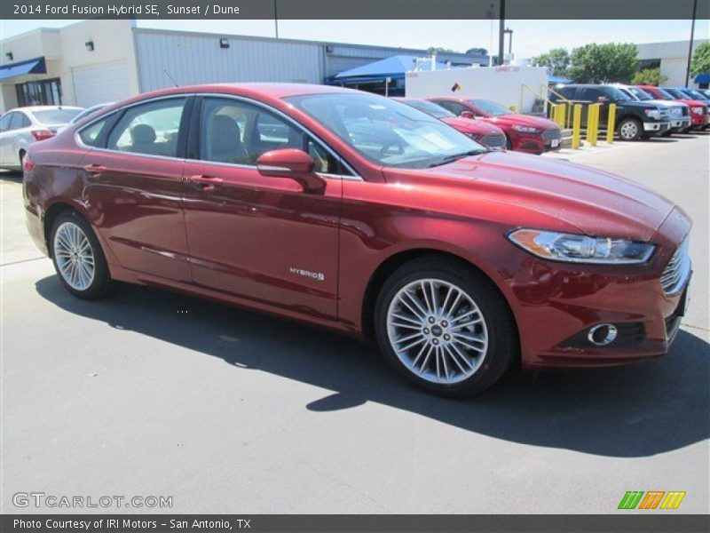 Sunset / Dune 2014 Ford Fusion Hybrid SE