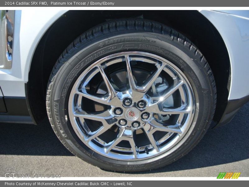 Platinum Ice Tricoat / Ebony/Ebony 2014 Cadillac SRX FWD