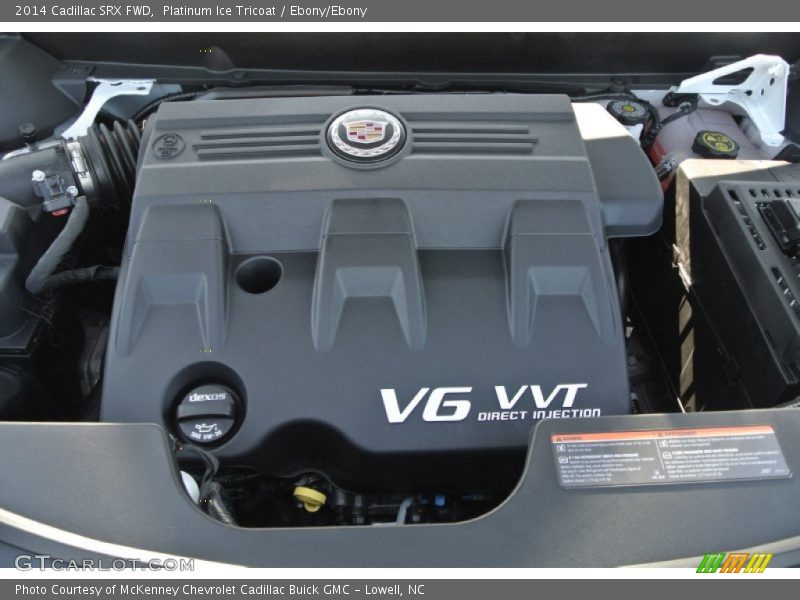 Platinum Ice Tricoat / Ebony/Ebony 2014 Cadillac SRX FWD