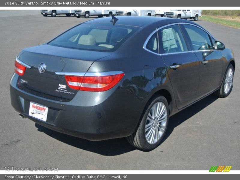 Smoky Gray Metallic / Medium Titanium 2014 Buick Verano