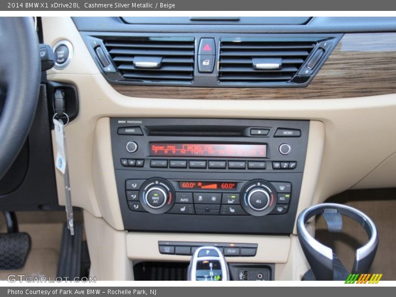 Cashmere Silver Metallic / Beige 2014 BMW X1 xDrive28i
