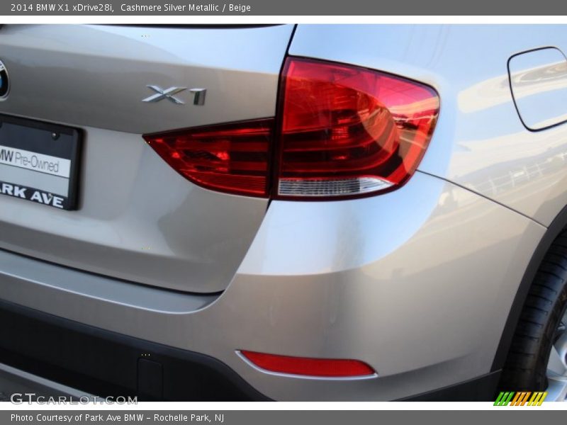 Cashmere Silver Metallic / Beige 2014 BMW X1 xDrive28i