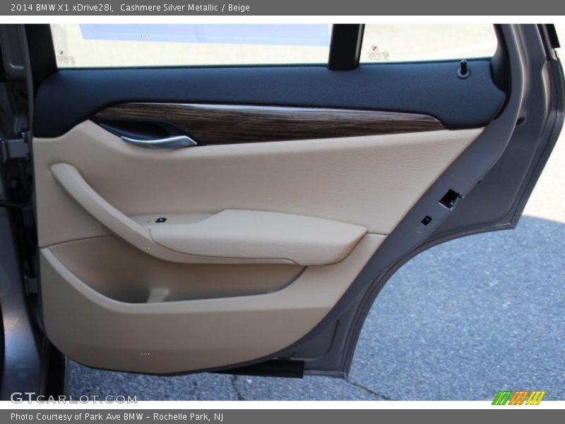 Cashmere Silver Metallic / Beige 2014 BMW X1 xDrive28i