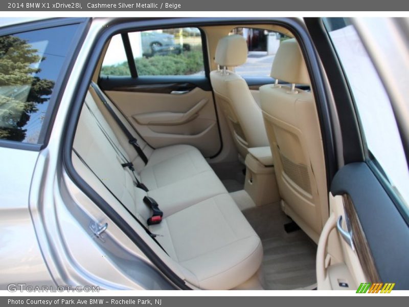 Cashmere Silver Metallic / Beige 2014 BMW X1 xDrive28i