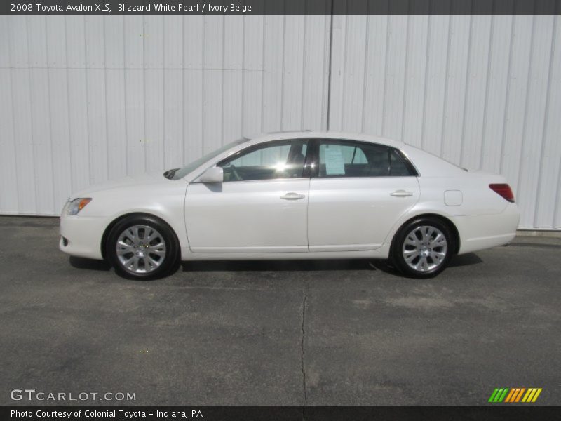 Blizzard White Pearl / Ivory Beige 2008 Toyota Avalon XLS