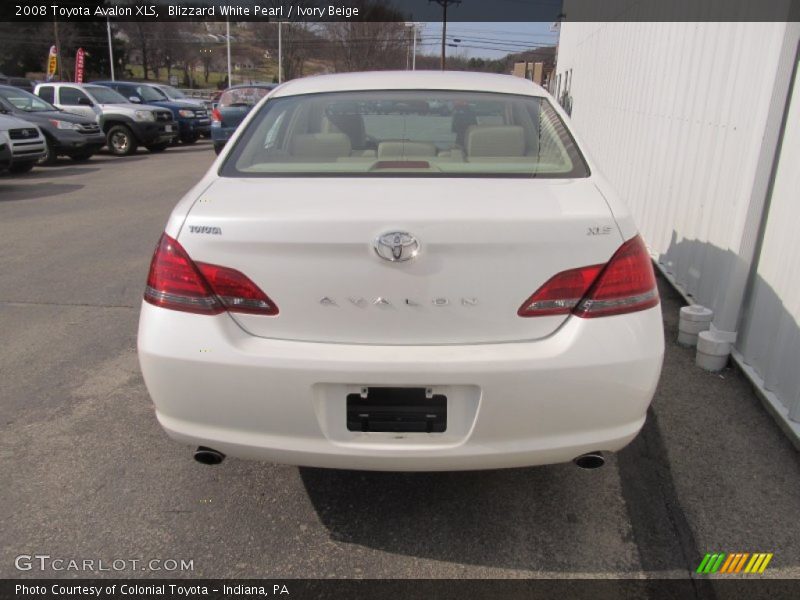Blizzard White Pearl / Ivory Beige 2008 Toyota Avalon XLS