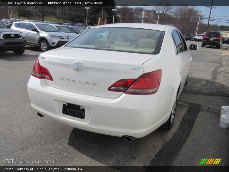 Blizzard White Pearl / Ivory Beige 2008 Toyota Avalon XLS
