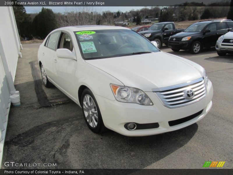 Blizzard White Pearl / Ivory Beige 2008 Toyota Avalon XLS