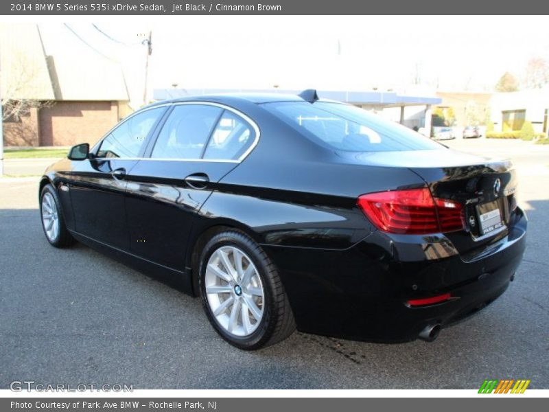 Jet Black / Cinnamon Brown 2014 BMW 5 Series 535i xDrive Sedan