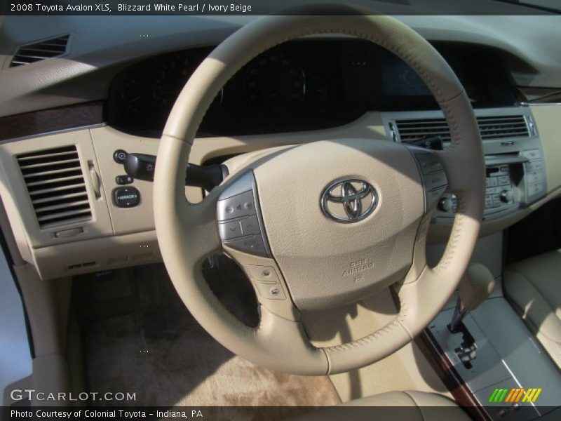 Blizzard White Pearl / Ivory Beige 2008 Toyota Avalon XLS