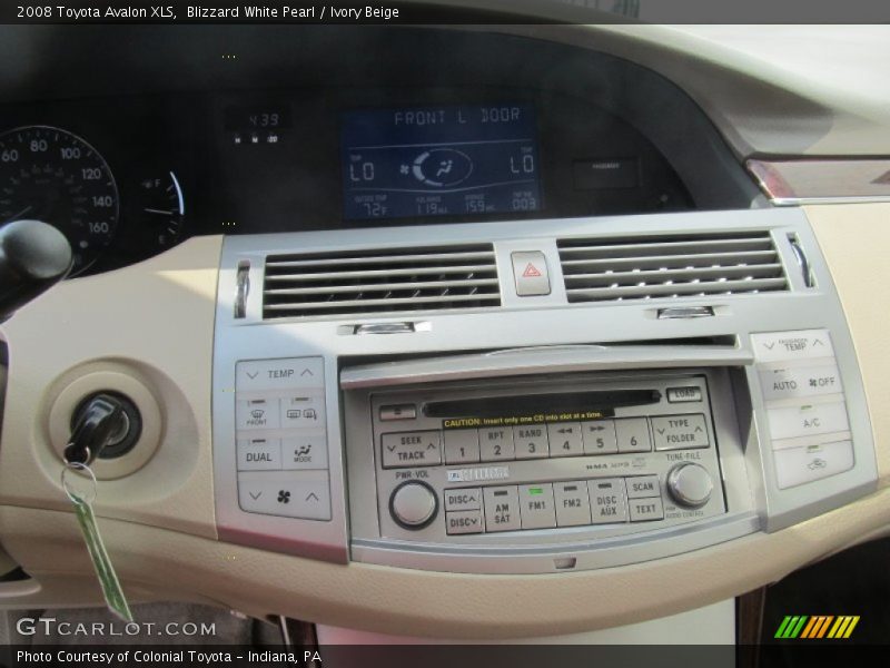 Blizzard White Pearl / Ivory Beige 2008 Toyota Avalon XLS