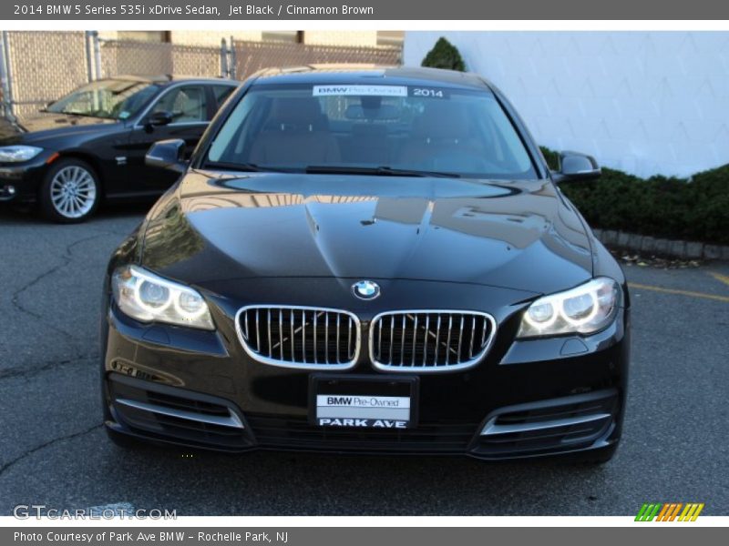 Jet Black / Cinnamon Brown 2014 BMW 5 Series 535i xDrive Sedan