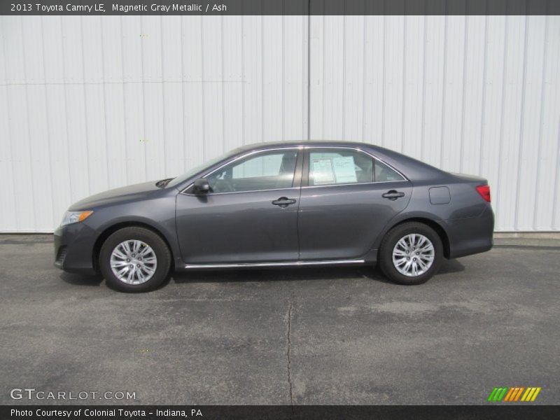 Magnetic Gray Metallic / Ash 2013 Toyota Camry LE