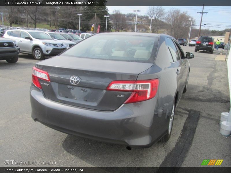 Magnetic Gray Metallic / Ash 2013 Toyota Camry LE
