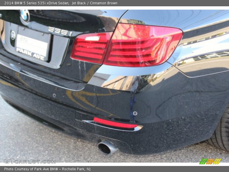 Jet Black / Cinnamon Brown 2014 BMW 5 Series 535i xDrive Sedan