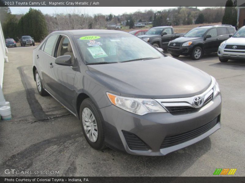 Magnetic Gray Metallic / Ash 2013 Toyota Camry LE