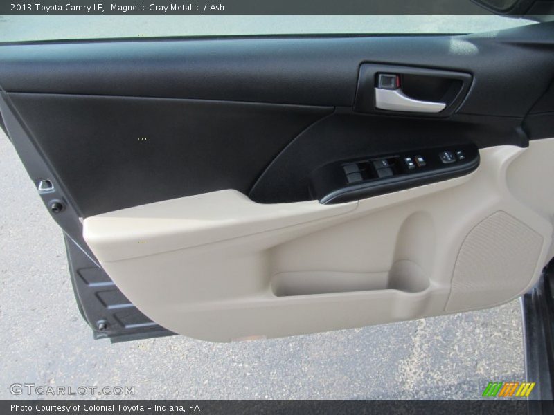 Magnetic Gray Metallic / Ash 2013 Toyota Camry LE